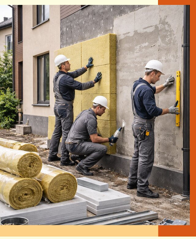 Утепление таунхауса в Воткинске от 7459 руб/м2 — комплекс под ключ | ТепломастерВтк