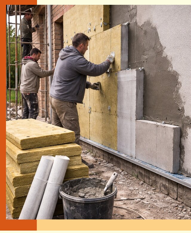 Утепление кирпичного дома под ключ в Воткинске