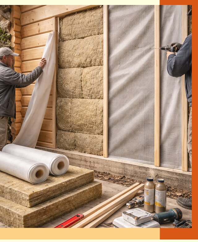 Утепление дома из минибруса в Воткинске от 4662 руб/м2 — заказать профессионально | ТепломастерВтк