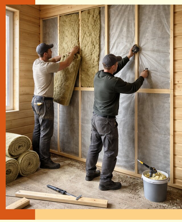 Утепление дома из минибруса в Воткинске: комплексные теплоизоляционные работы