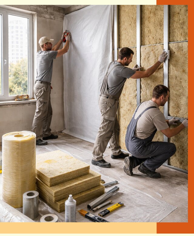 Утепление квартиры в Воткинске от 4662 руб/м2 — утеплить квартиру изнутри и снаружи | ТепломастерВтк