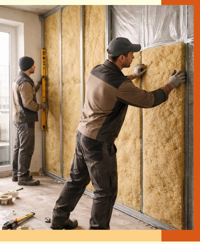 Утепление квартиры изнутри в Воткинске от 4507 руб. за м2 | Проф. работы ТепломастерВтк