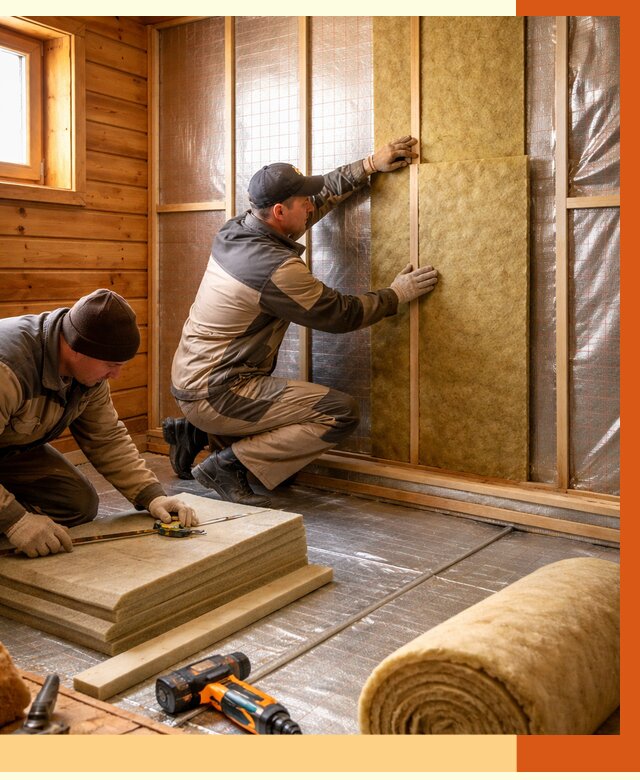 Утепление бани изнутри в Воткинске под ключ от 4351 руб./м² | ТепломастерВтк