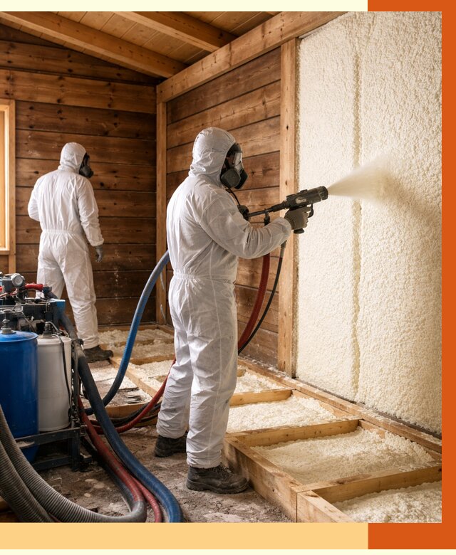 Утепление бани ппу в Воткинске под ключ от 4351 руб./м2 | ТепломастерВтк - напыление и монтаж ппу