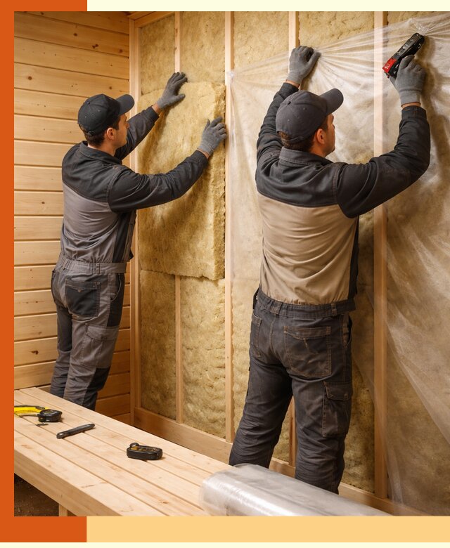 Профессиональное утепление сауны в Воткинске с гарантиями качества