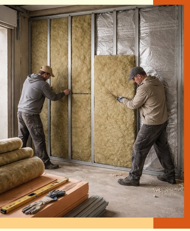 Утепление гаража изнутри в Воткинске от 7770 руб/м2 — работы и цена | ТепломастерВтк