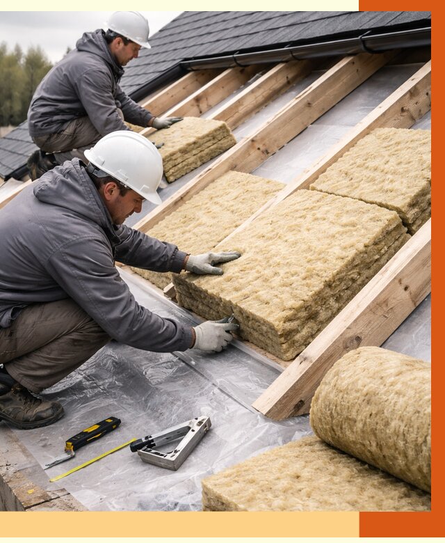 Утепление крыши в Воткинске от 1917 руб./м2 — комплексное утепление кровли | ТепломастерВтк