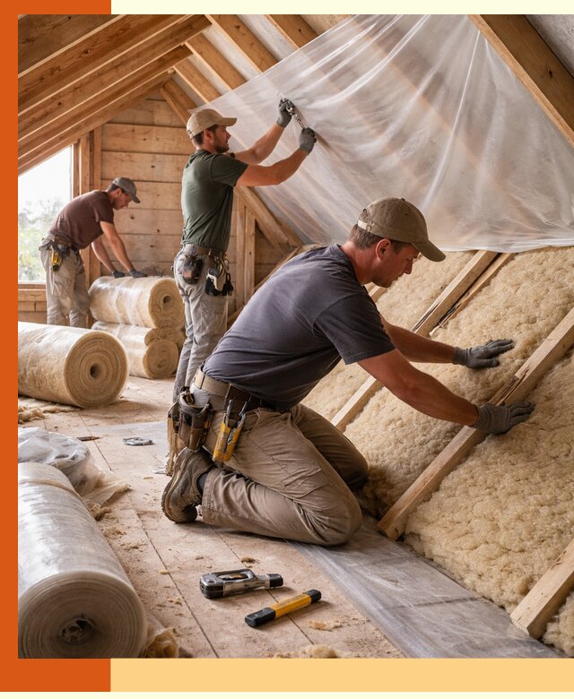 Утепление крыши изнутри в Воткинске: профессионально и надежно