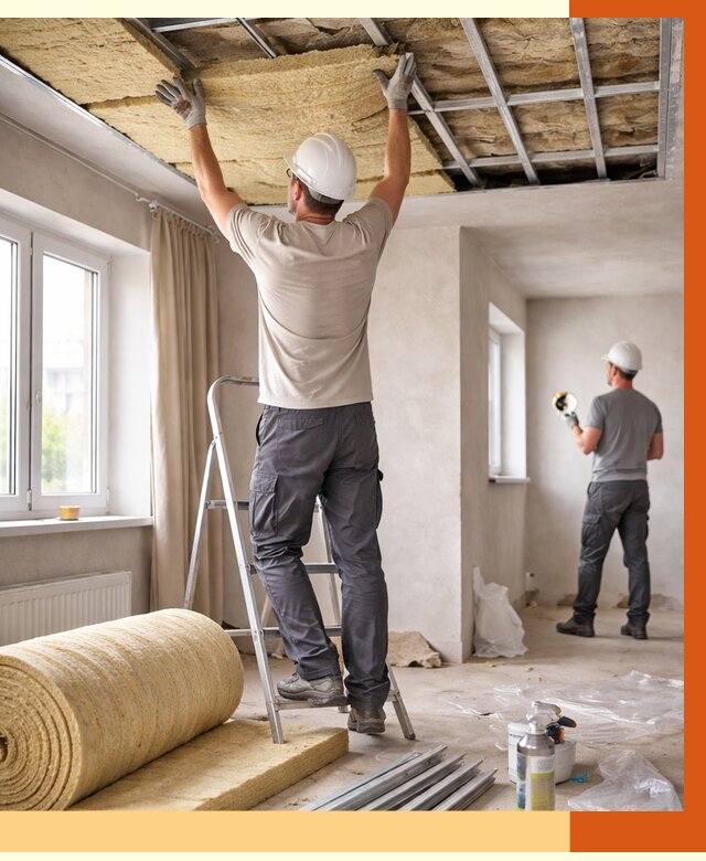 Утепление потолка в частном доме в Воткинске от 984 руб./м² — работы под ключ | ТепломастерВтк