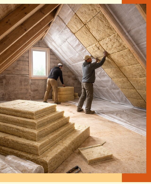 Утепление мансарды в Воткинске от 2590 руб/м2 — комплексно и под ключ | ТепломастерВтк