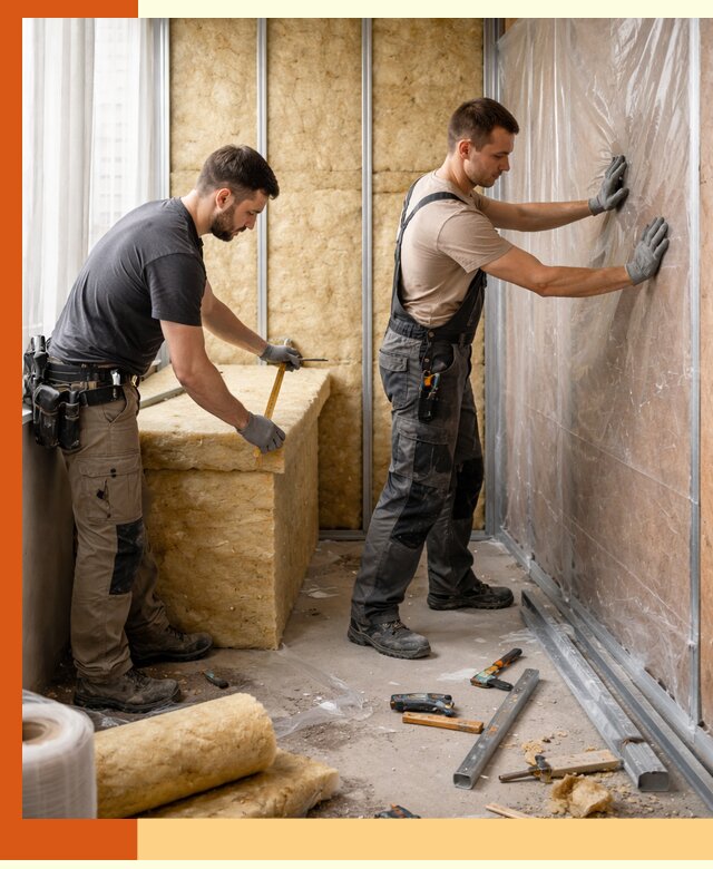 Профессиональное утепление лоджии в Воткинске эффективно и надежно