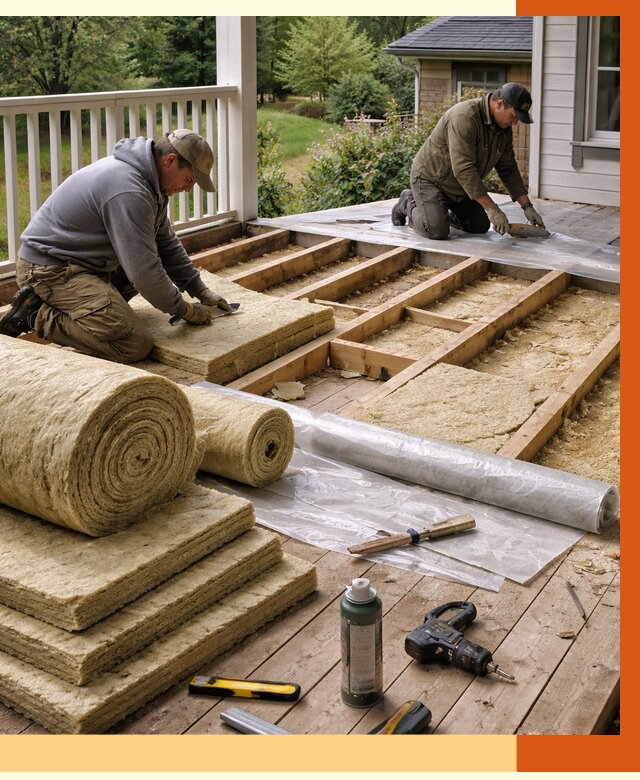 Утепление террасы в Воткинске от 4351 руб./м2 — утеплить террасу под ключ | ТепломастерВтк