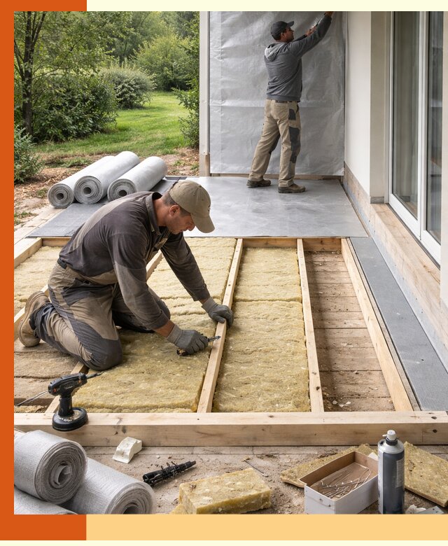 Утепление террасы в Воткинске — тепло и защита круглогодично