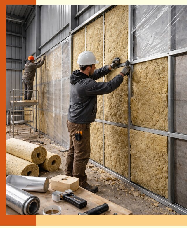 Утепление ангара в Воткинске — профессиональная теплоизоляция помещений