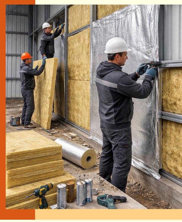 Утепление металлического ангара профессионально в Воткинске