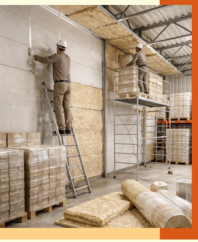 Утепление склада готовой продукции в Воткинске от 2020 руб./м2 — комплексно | ТепломастерВтк