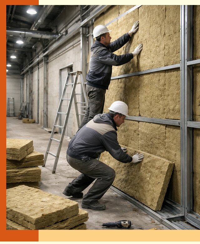 Утепление цеха под ключ в Воткинске с гарантией качества