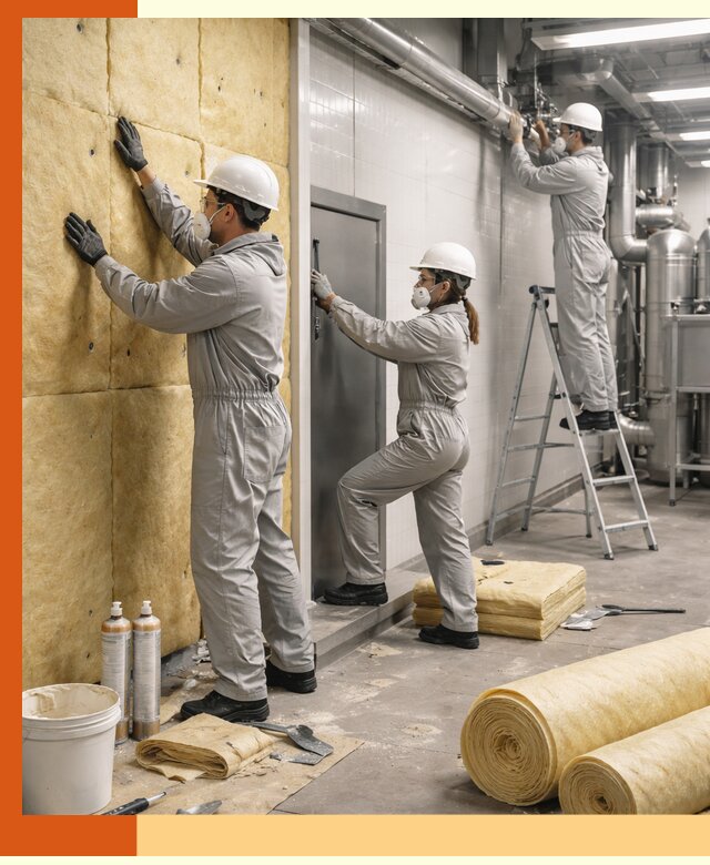 Утепление пищевого цеха под ключ в Воткинске