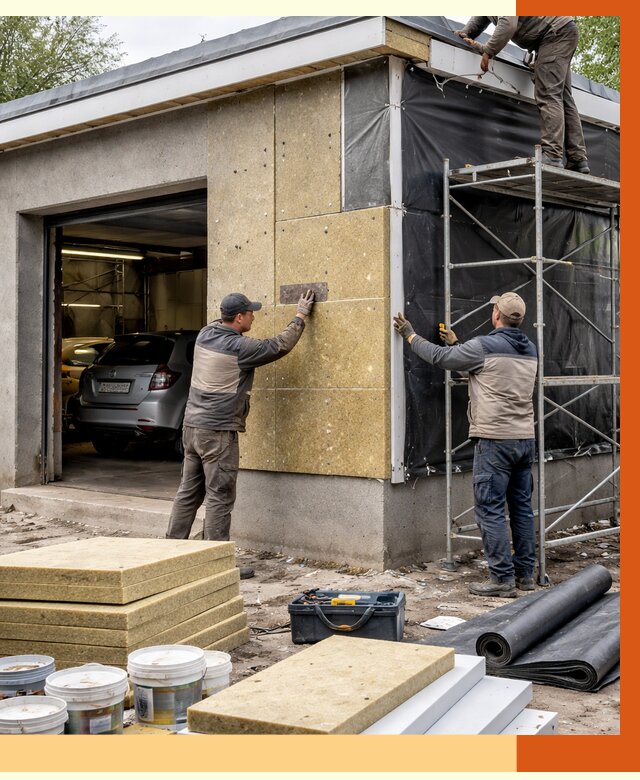 Утепление автосервиса в Воткинске ппу, пеноизоляция, от 15022 руб/м2 — ТепломастерВтк