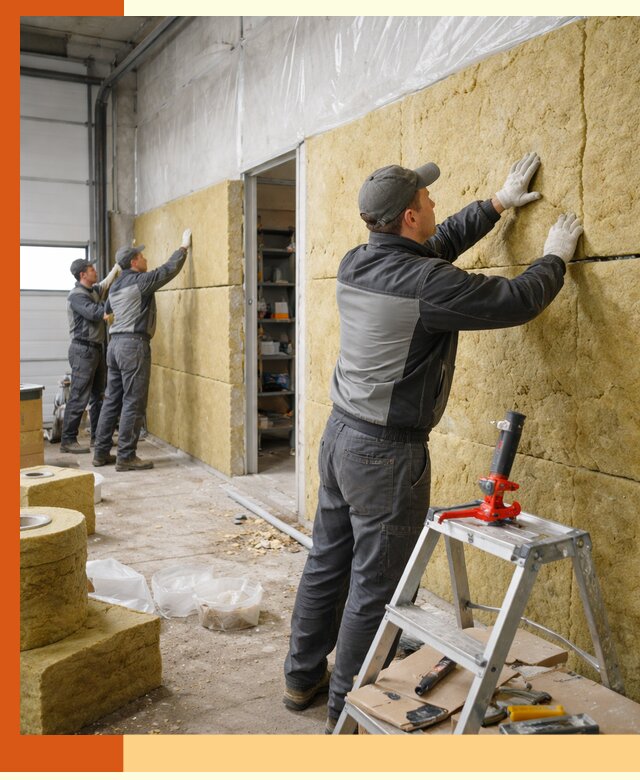 Утепление автосервиса и мастерских в Воткинске качественно и надёжно