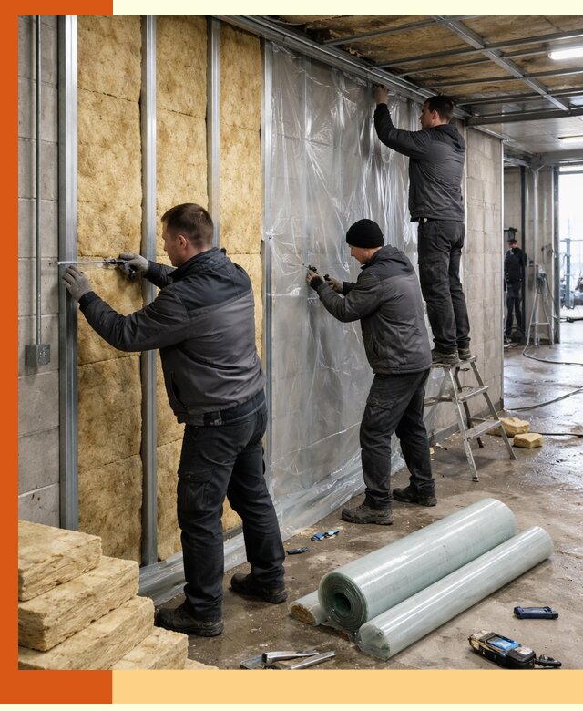 Профессиональное утепление автомойки в Воткинске для любого типа помещений