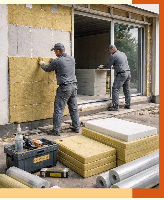 Утепление торгового павильона в Воткинске от 15022 руб./м² под ключ | ТепломастерВтк