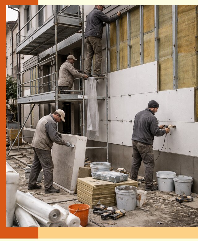 Утепление гостиницы под ключ в Воткинске с гарантией качества