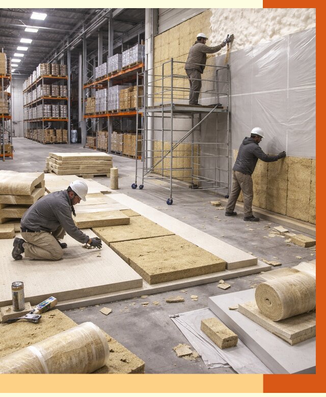 Утепление складского терминала в Воткинске от 7770 руб./м² под ключ | ТепломастерВтк