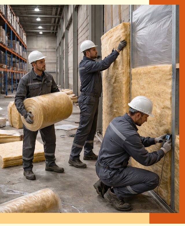 Утепление логистического центра в Воткинске от 4662 руб/м² под ключ | ТепломастерВтк