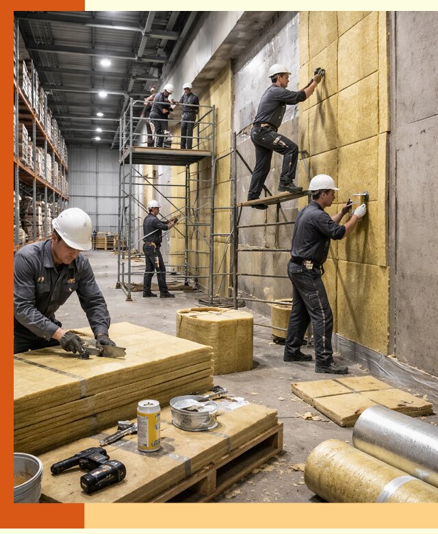 Утепление логистического центра в Воткинске качественно и экономично