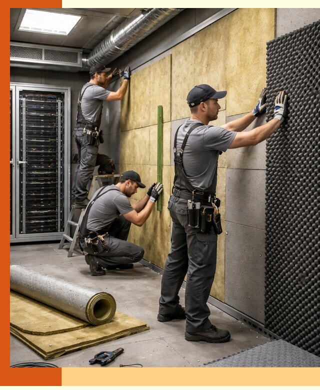 Утепление серверной комнаты профессионально в Воткинске