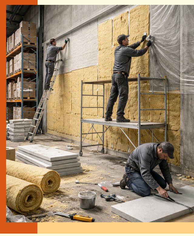 Утепление холодного склада под ключ в Воткинске