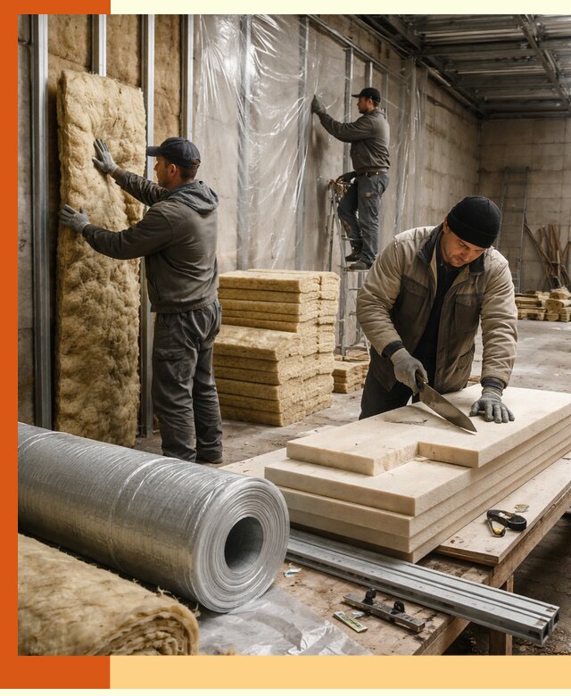 Утепление торгового склада в Воткинске с энергоэффективными решениями