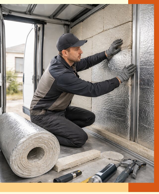 Утепление фургона рефрижератора в Воткинске от 12950 руб./м² под ключ | ТепломастерВтк