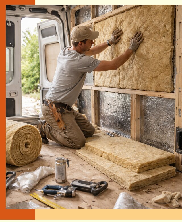 Утепление кемпера под ключ в Воткинске с гарантией качества