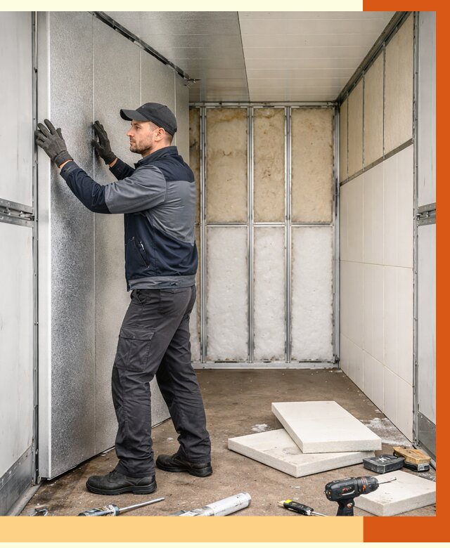 Утепление холодильного кузова в Воткинске от 13986 руб. под ключ | ТепломастерВтк