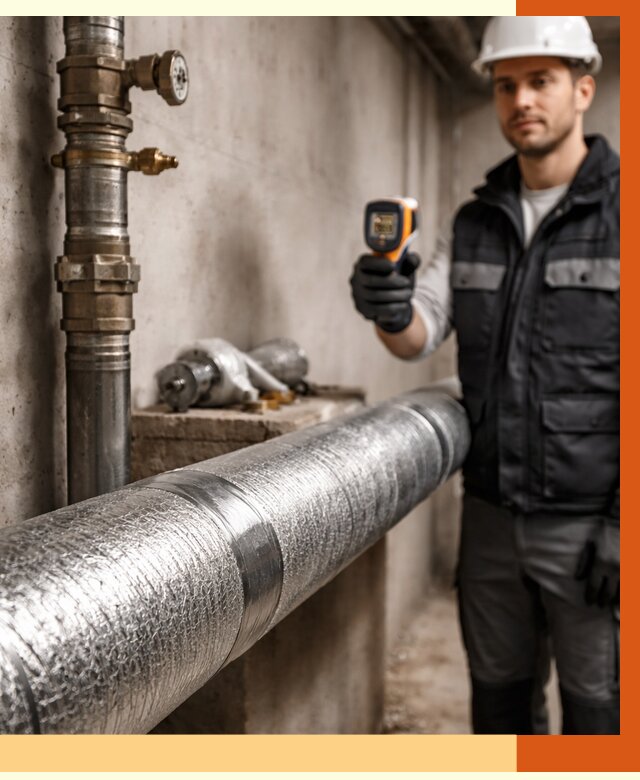 Утепление труб водоснабжения в Воткинске от 8806 руб. за м² — услуги ТепломастерВтк