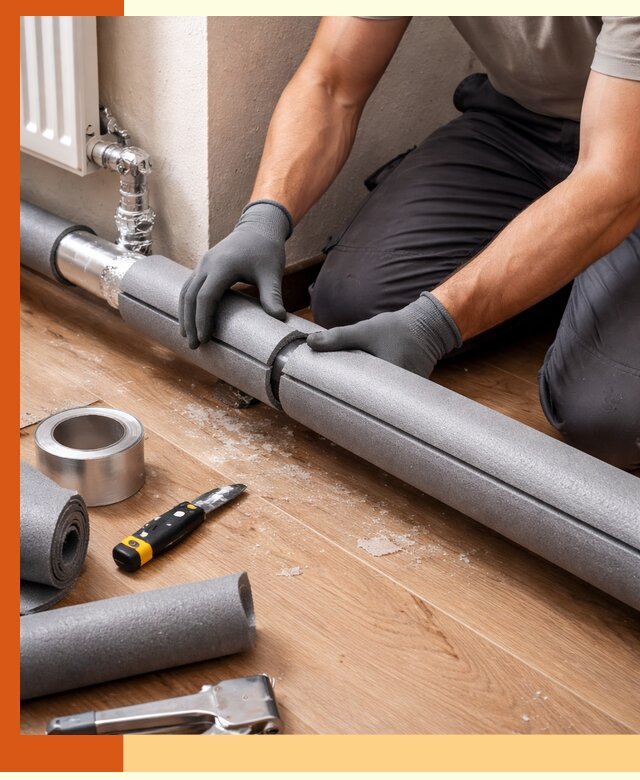 Утепление труб отопления в Воткинске: теплоизоляция и защита сети