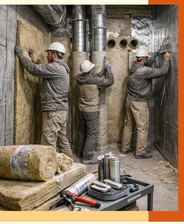 Утепление венткамеры в Воткинске под ключ от 1502 руб. — профессионально | ТепломастерВтк