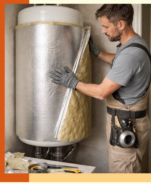 Утепление бойлера в Воткинске для снижения теплопотерь и экономии энергии