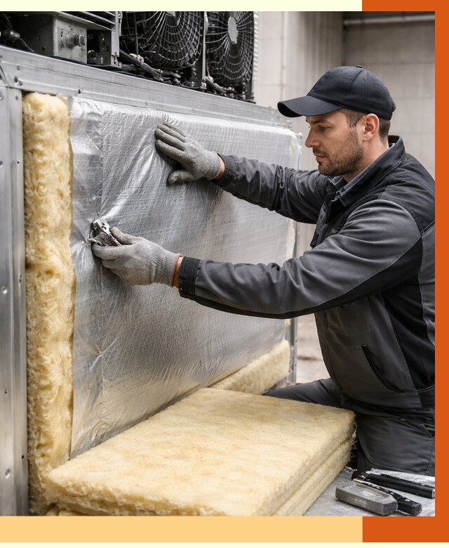 Утепление холодильного агрегата в Воткинске от 8806 руб. под ключ | ТепломастерВтк