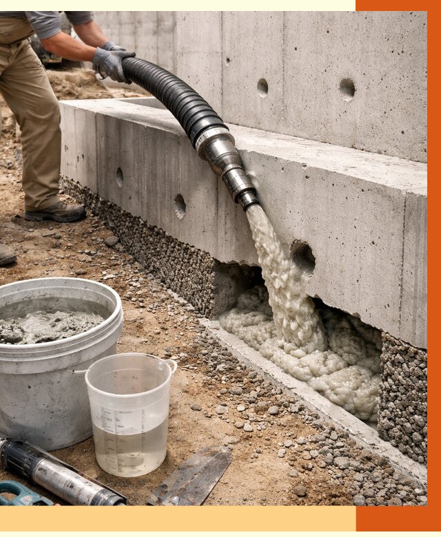 Заполнение полостей фундамента в Воткинске от 7045 руб. под ключ | ТепломастерВтк