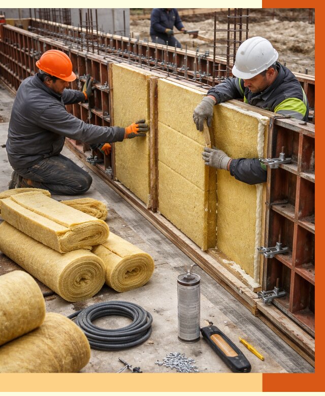 Теплоизоляция опалубки в Воткинске от 7459 руб. за м2 — услуги и монтаж | ТепломастерВтк