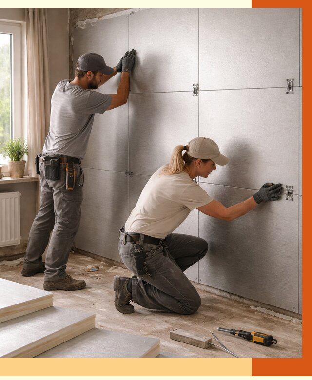 Утепление PIR панелями в Воткинске от 4351 руб. под ключ | ТепломастерВтк