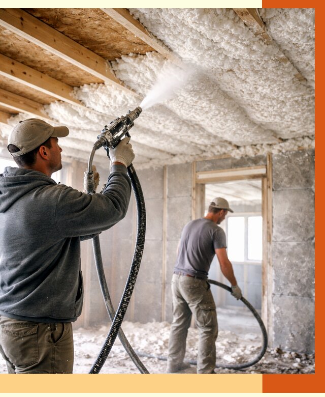 Утепление пеноизолом в Воткинске от 1658 руб./м2 под ключ | ТепломастерВтк