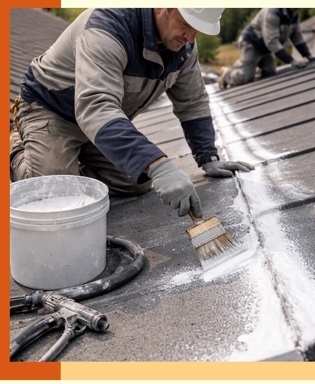 Утепление кровли жидкой теплоизоляцией в Воткинске