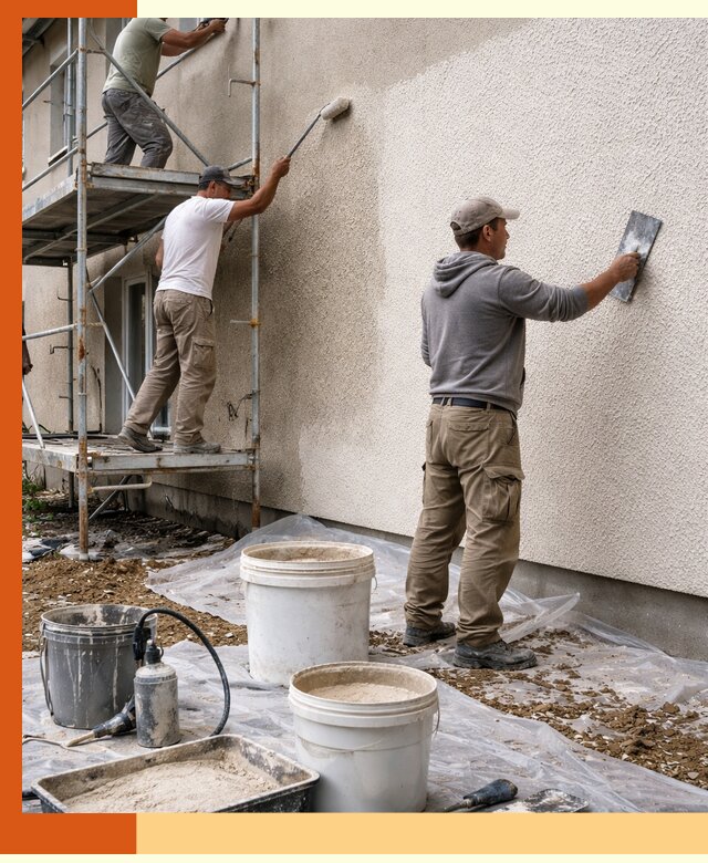 Утепление фасада жидкой пробкой в Воткинске