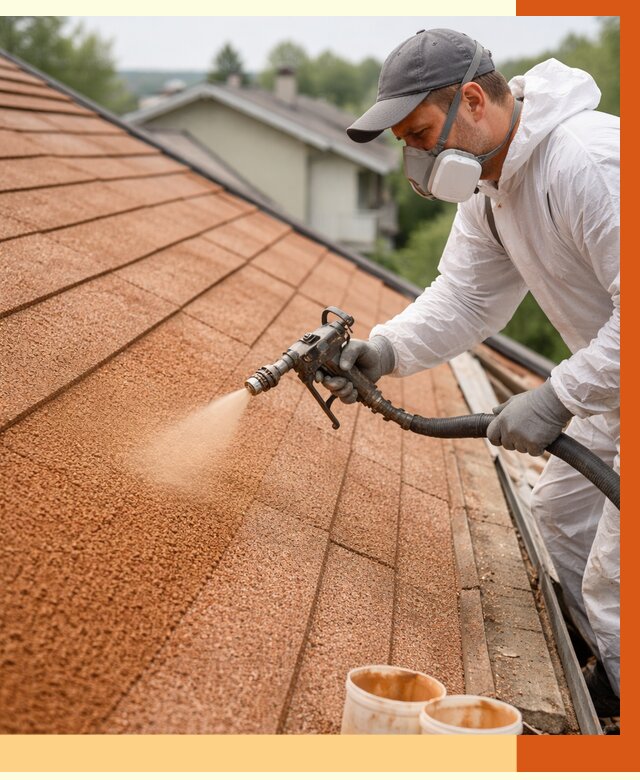 Утепление кровли жидкой пробкой в Воткинске от 2797 руб./м² под ключ | ТепломастерВтк