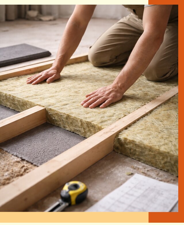 Шумоизоляция пола в Воткинске от 1295 руб./м² — профессиональная звукоизоляция | ТепломастерВтк