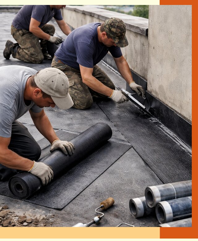 Гидроизоляция кровли в Воткинске от 4662 руб. — профессиональная гидроизоляция крыши | ТепломастерВтк